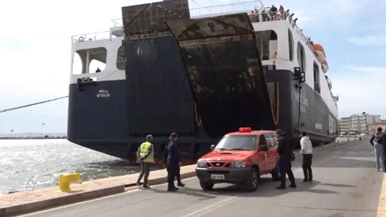 Έδεσε στο λιμάνι της Χίου το πλοίο «Νήσος Σάμος»